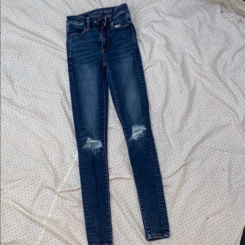 American Eagle High-Rise Skinny Jeans